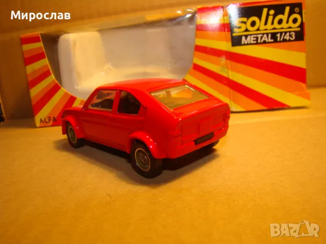 1:43 SOLIDO ALFA ROMEO МОДЕЛ КОЛИЧКА ИГРАЧКА, снимка 5 - Колекции - 48981280