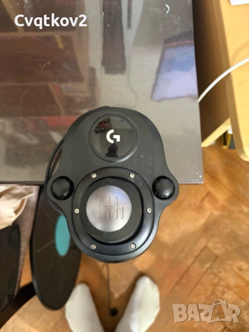 Logitech G Driving Force Shifter – скоростен лост за симулатори, снимка 2 - Аксесоари - 53111637