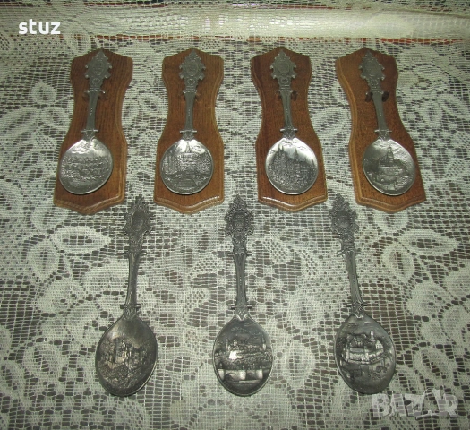 Калаени лъжици за стена "Крепост на годината", немски, снимка 2 - Други - 53138566