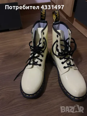 Dr. Martens 1460 Patent Leather 38 номер, снимка 5 - Дамски боти - 48372070