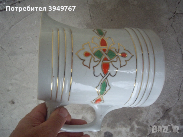 Стара порцеланова ,голяма кана., снимка 3 - Антикварни и старинни предмети - 52458971