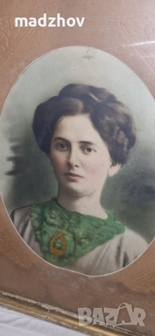 Голям овален портрет, снимка 2 - Антикварни и старинни предмети - 51857838