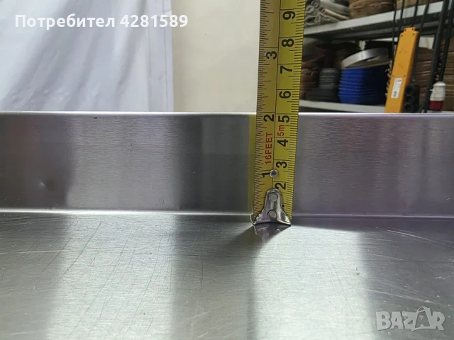 Немска работна маса от неръждаема стомана, снимка 5 - Други машини и части - 53656787