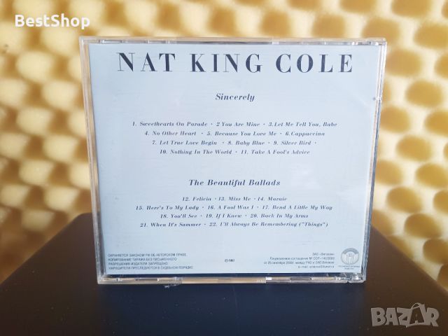 Nat King Cole - Sincerely / The beautiful ballads, снимка 2 - CD дискове - 46170791