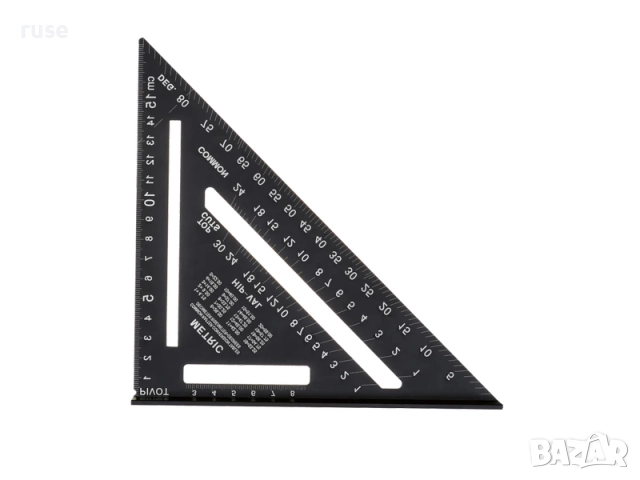 НОВИ! Алуминиев ъгломер триъгълник мултифункционален прав ъгъл Parkside 