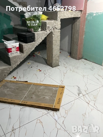 Лепене на фаянс, включващо подготовка на основата и полагане на лепило, снимка 3 - Строителни работници - 52523065