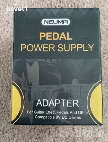 Чисто нови адаптери за китарни ефекти NEUMA Guitar Effects Pedal Power Supply Adapter 9V DC 1A (1000, снимка 2 - Китари - 45596643