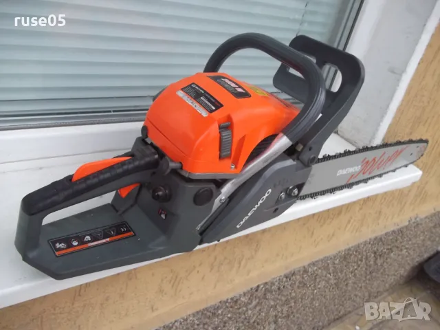 Трион "DAEWOO - DCS6222" верижен бензинов работещ, снимка 7 - Други инструменти - 49863216