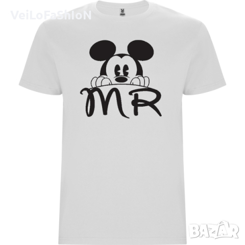 Нова тениски за двойки с Мики и Мини Маус, снимка 2 - Тениски - 44955238