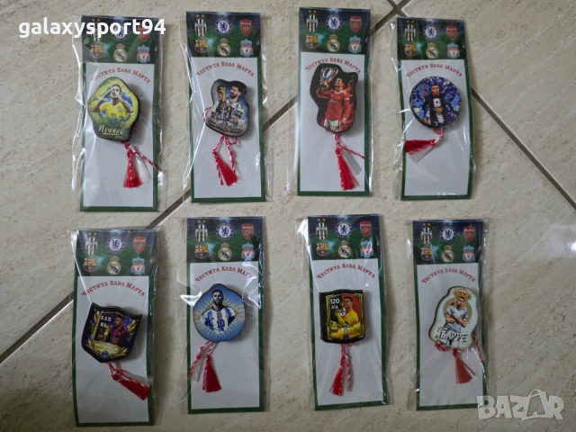 Мартеници Левски и Цска 1 брой 6лв, 5броя 25лв, 10броя 42лв, 20бр: 75лв, снимка 4 - Футбол - 53330095