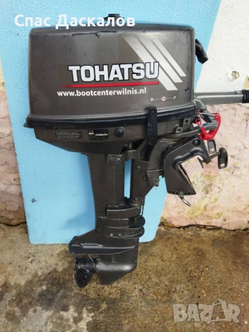 Извънбордов мотор Tohatsu 8 к.с. , снимка 2 - Воден транспорт - 53787305