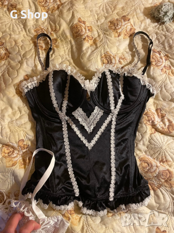 Дамски сутиени корсети бельо латексова рокля дантелен топ, снимка 4 - Бельо - 44957213