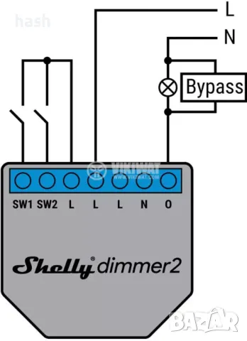 Wi-Fi Smart Shelly Dimmer 2, 262184, снимка 3 - Друга електроника - 49188056