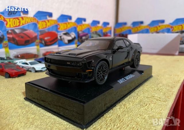 Кола играчка Dodge Challenger Hellcat, снимка 8 - Коли, камиони, мотори, писти - 45669607