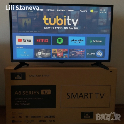 Телевизор A6 SMART Full HD–32 и 43 инча с Android,Netflix и YouTube. , снимка 15 - Телевизори - 51760847