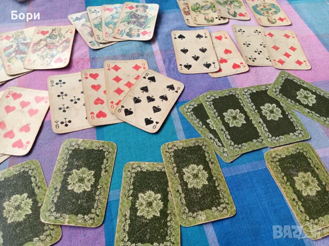 Стари карти Rokoko / 4, снимка 9 - Карти за игра - 49414385