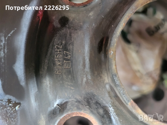 Продавам джанти 6jx15H2, снимка 11 - Гуми и джанти - 52185116