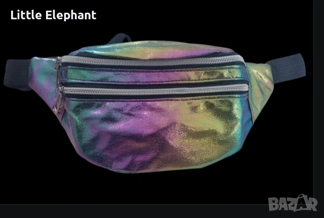 Pre order ​✨ Ефектна Холограмна Чанта за Кръст (Bumbag) – Стил и Блясък! ✨/нова