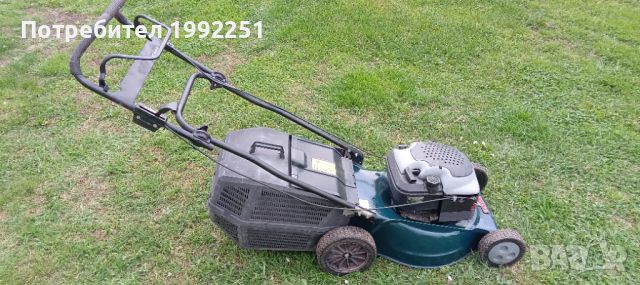 Бензинова косачка НОМЕР 15. E-Flor Quantum50. Четиритактов дигател на Briggs &Stratton. 46см. ширина, снимка 1 - Градинска техника - 45120707