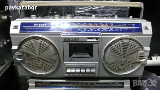 Касетофон Шарп GF 5454, снимка 4 - Радиокасетофони, транзистори - 53783598