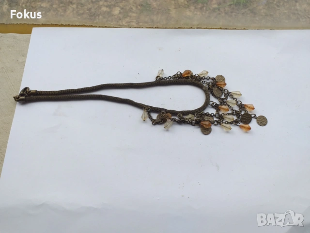 ГЕРДАН КОЛИЕ ОГЪРЛИЦА НАКИТ ЗА НОСИЯ, снимка 6 - Антикварни и старинни предмети - 53524740