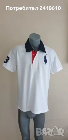 POLO Ralph Lauren Pique Cotton Custom Fit Mens Size L НОВО!ОРИГИНАЛ! Мъжка Тениска!, снимка 9 - Тениски - 46981636