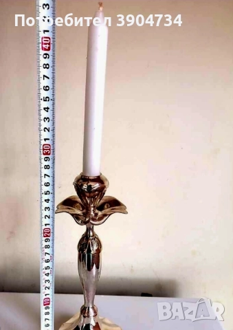 Бароков свещник , снимка 13 - Антикварни и старинни предмети - 51523082
