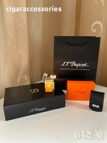 S.T. Dupont Cohiba Gatsby 2003 – запалка с 2 пламъка, пълен комплект, снимка 6 - Запалки - 54061266