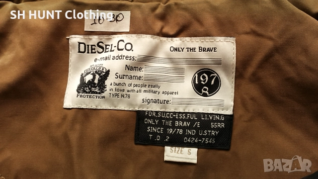 DieSel - Co Jacket размер S зимно яке 10-30, снимка 13 - Якета - 52695778