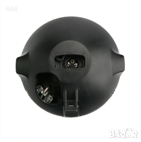 инча фар за мотоциклет, Mmgoqqt, 35W, бяло стъкло, кръгла форма, снимка 4 - Аксесоари и консумативи - 54065004