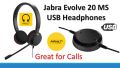 Слушалки Jabra EVOLVE 20 MS Stereo USB, снимка 1 - Слушалки за компютър - 40696706