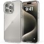 Нов Защитен Кейс гръб за телефон iPhone 15 Pro Max, Премиум Материали, Прозрачен за Айфон
