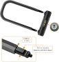 Скоба за велосипед Via Velo Bike U Lock | Elite U Lock 20CrMnTi Steel Anti-Theft 17mm, снимка 3