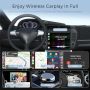 Нов Бърз Безжичен CarPlay Адаптер, Пълна Функционалност за iPhone кола Айфон, снимка 6
