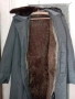 Мъжка шуба с подплата от агнешка кожа -  военна /габина/, снимка 3