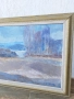 Антикварна картина, масло върху платно, подписана , снимка 7