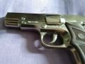 Пистолет нов детски с 8 капси Гонер метален  Испания 165мм, снимка 2
