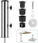Универсална стойка за чадър от неръждаема стомана с адаптери, снимка 3