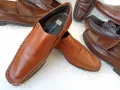 Мъжки мокасини КАТО НОВИ LUCIANO BELLINI® original, 💯 % естествена кожа, 42 - 43, снимка 4