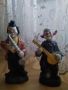 Антична двойка клоуни музиканти, снимка 1 - Антикварни и старинни предмети - 45857246