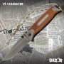 Сгъваем автоматичен нож Browning 364 (кафяв) -88х220 , снимка 1