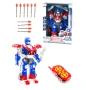 Голям робот трансформър с дистанционно управление и светлини, снимка 2