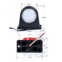 Комплект 2 бр. LED рогчета 12V/24V – Странични габарити за камион, ремарке и платформа, снимка 2