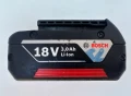 BOSCH GBA 18V 3.0Ah - Акумулаторна батерия 18V 3.0Ah с индикатор, снимка 3