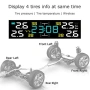 Нова Соларна TPMS Система 4 Гуми LCD Налягане/Температура Безжично, снимка 3