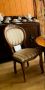 5 броя Столове с дърворезба vintage ретро дървени Германия