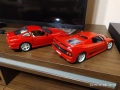 1:18 Два метални модела на Burago-Ferrari F50 и 550 Marinello, снимка 2