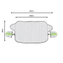 Термо Сенник за предно стъкло на автомобил - 172 x 95см, снимка 3