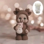 Молд еленче със снежен човек , снимка 2