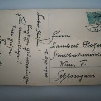 Стара немска картичка за имен ден, снимка 2 - Филателия - 45083005